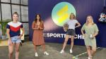 von rechts: Larissa Eifler, Lea Krüger, Ernährungsberaterin Lea Kadlec und Moderatorin Laura Knöll